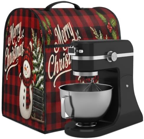 Christmas Kitchen Aid Cover Foldable Washable Stand Mixer Dust Cover