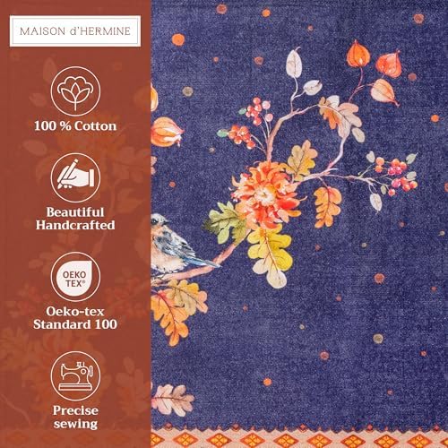 Maison d' Hermine Placemats Set of 4 Reusable 100% Cotton (13"x19")