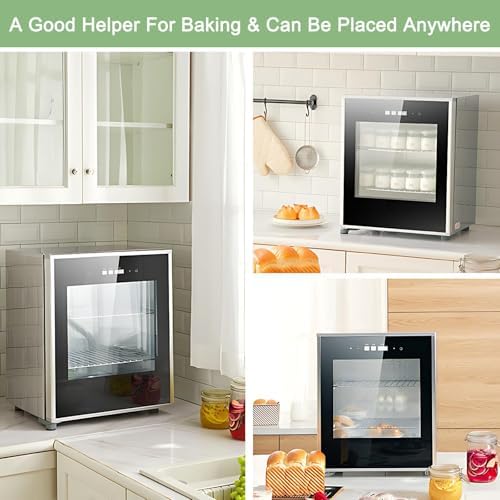 40L Bread Proofing Box, Electric Dough Proofer with Adjustable Temperature, Timing & Automatic Humidity Control, Ideal for Perfect Home Baking, 220V Removable Design