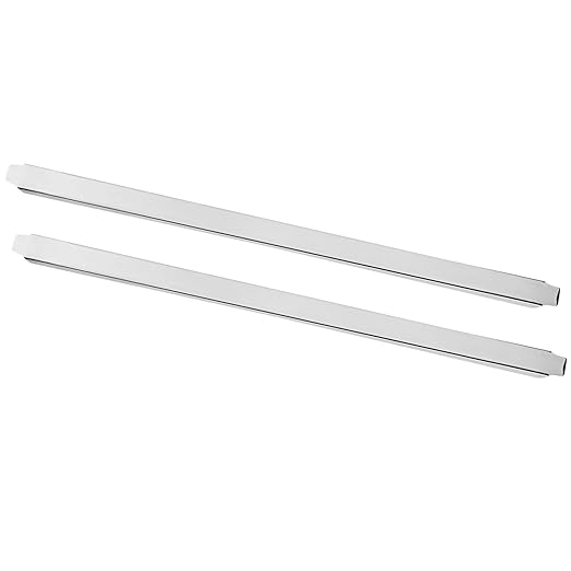 20 inch Stainless Steel Steam Table Adapter Bars | Steam Table Divider Bars – Hotel Pan Divider for Full & Fractional Size Pans, Commercial Food Service Use (2, 21 inches Long)