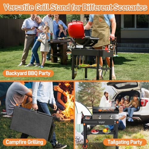 Outdoor Grill Cart for Blackstone 17/22 Inch Griddle