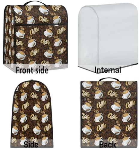 Coffee Modern Kitchen Aid Covers Foldable Washable Stand Mixer Dust Cover