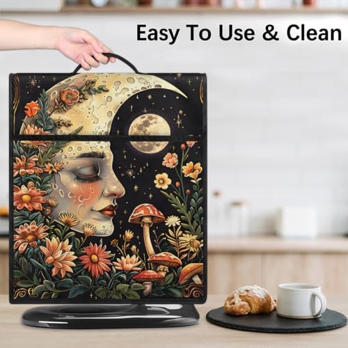 Moon Face Kitchen Aid Covers Foldable Washable Stand Mixer Dust Cover