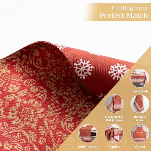 Maison d' Hermine Placemats Set of 4 Reusable 100% Cotton (13"x19")
