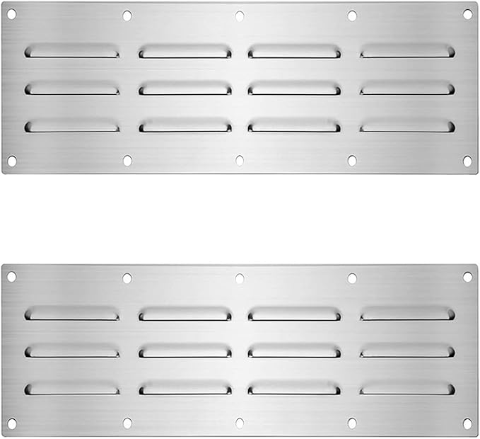 2 Part Oxidation Immune Ventilation Grilles Permanent Metal Canopies for Telecommute Commercial Use Plate for Sitting Room Bedroom