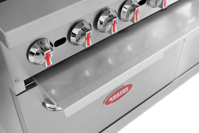Kratos Commercial Gas Range and Oven - 10 Burners and 2 Full Sized Ovens, Gas Powered, 360,000 Total BTU Output, 60" W (29Y-045-NAT)