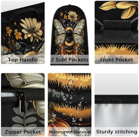 Bee Animals Kitchen Aid Covers Foldable Washable Stand Mixer Dust Cover