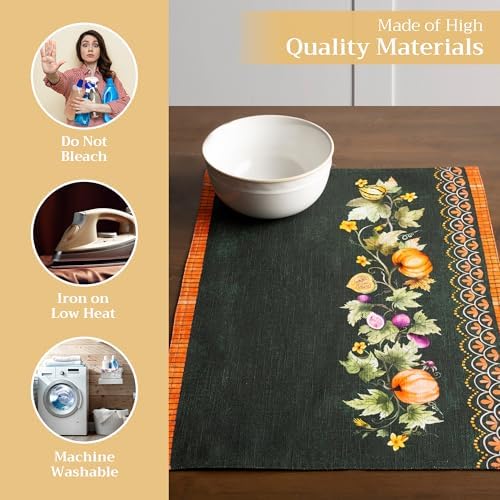 Maison d' Hermine Placemats Set of 4 Reusable 100% Cotton (13"x19")