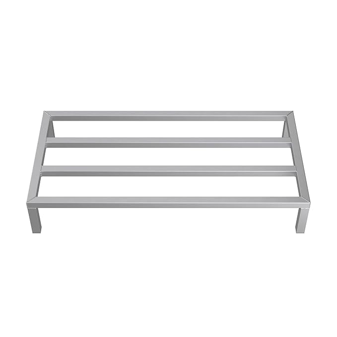 48'' x 24'' x 8'' Aluminum Dunnage Rack - 1780 lb. Capacity