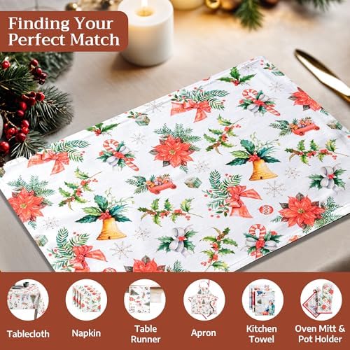 Maison d' Hermine Placemats Set of 4 Reusable 100% Cotton (13"x19")