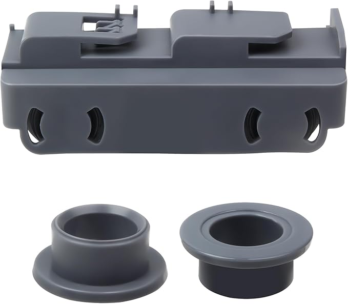 Dishwasher Rack Carrier and Roller Kit WD28X27241 Compatible with GE Dishwasher Lower Rack Wheel Assembly, Replaces WD12X10438 WD12X10439 WD12X10446