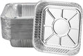 Non-Stick Disposable Air Fryer Aluminum Foil Liners Square 50PCS, Oil-Proof Aluminum Foil Tin Box Also for Steamer Basket Instant Pot Oven & Grill (8 * 8 Inch-Square)