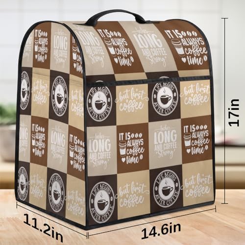 Coffee Time Kitchen Aid Covers Foldable Washable Stand Mixer Dust Cover