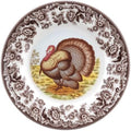 Spode – Woodland – Turkey Salad Plate - Brown/White