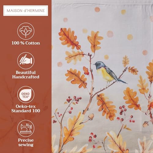 Maison d' Hermine Placemats Set of 4 Reusable 100% Cotton (13"x19")