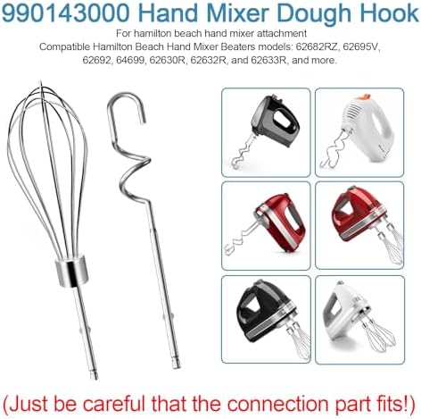 Hand Mixer Beaters Attachments for Hamilton Beach Mixer Beaters/Dough Hook