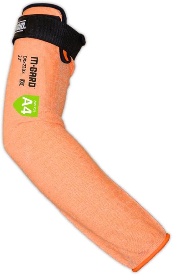 MAGID DXS18BS M-Gard Heat Transfer-DX Technology Cut-Resistant Safety Sleeve - 18" (60 Pair)