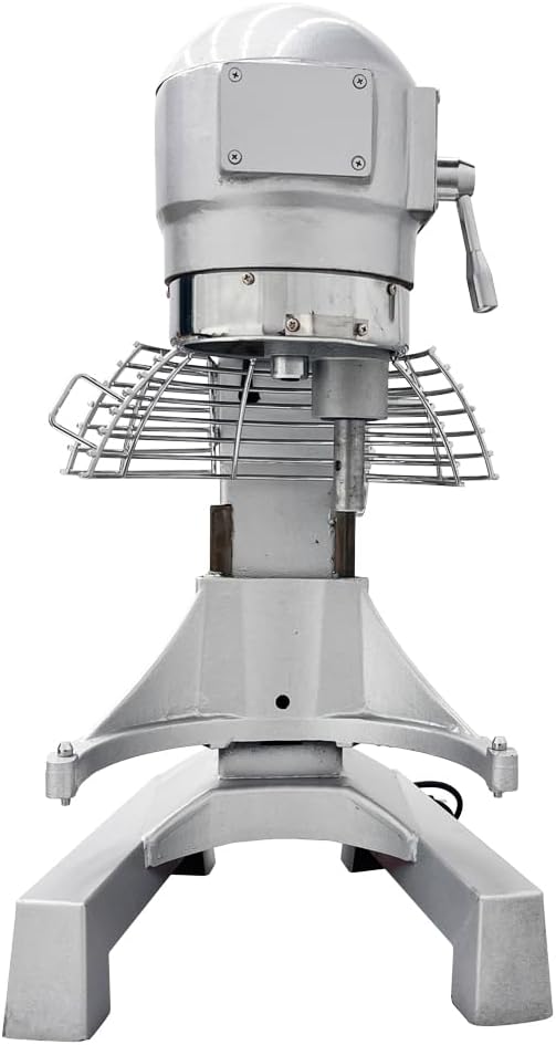 INTSUPERMAI Stand Mixer Commercial Dough Mixer Dough Kneading Machine 20L 20QT Electric Food Dough Mixer Machine with Automatic Stop Function 3 Types Hooks Whisk Beater 3 Speeds Adjustable 110V 1100W
