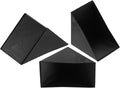 uxcell 20Pcs Plastic Corner Protectors 36x67mm Right Angle Shape Glass Corner Guards Cushion for Corner Protection of Glass, Mirror, Tile, Black