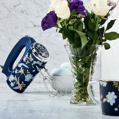 Laura Ashley Elveden Navy Hand Mixer Electric Handheld - Electric Mixer