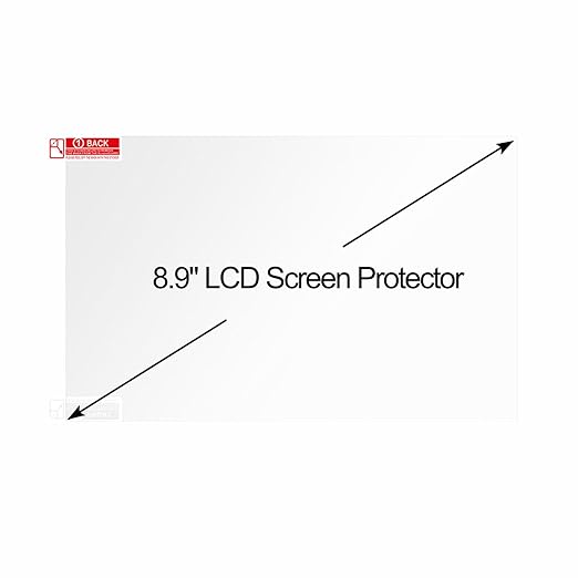 5PCS 8.9 inch LCD Screen Protector Film: High Light Transmittance Protective Films for Elegoo Saturn/Anycubic Photon Mono X 4K/Voxelab Proxima/NOVA3D Whale 2, Halot Lite, Halot Sky 3D Printer