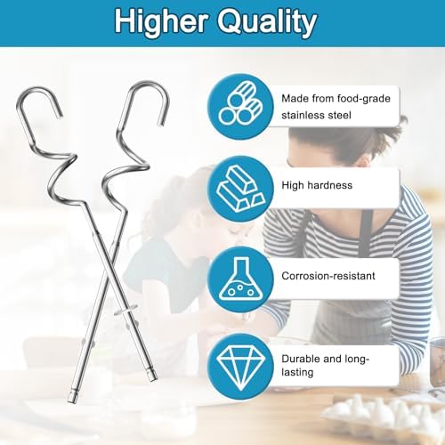 Hand Mixer Dough Hook 990143000 for Hamilton Beach Hand Mixer Attachment