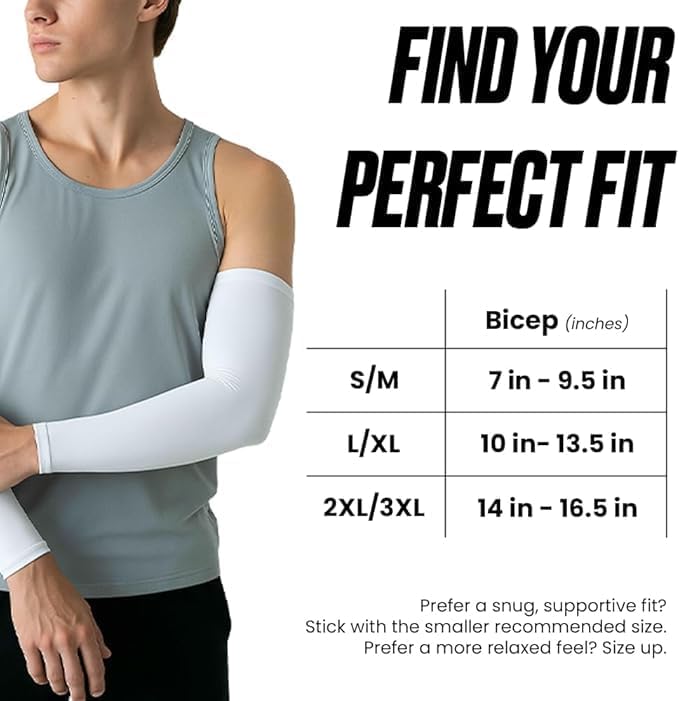SPRYNG Statix Arm Sleeves for Men and Women Sun Protection Sports Sleeves for Tattoo Cover Gardening & Outdoor Use S to 3XL