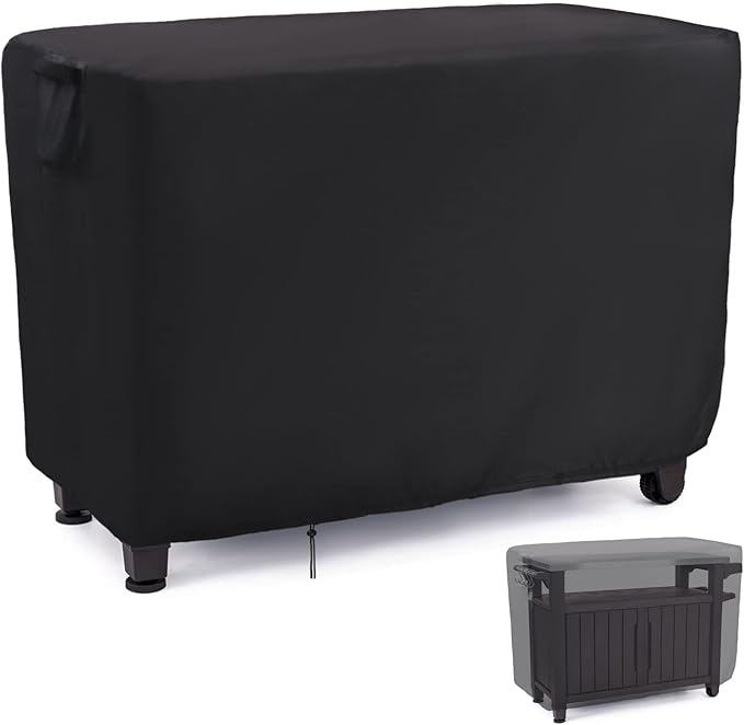 Patio Prep Table Cover for 52 Inch Keter Unity XL Portable Outdoor Table,Waterproof Outdoor Bar Table Covers,Outdoor Grill Cart Pizza Oven Table Cover