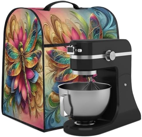 Animal Dragonfly Kitchen Aid Cover Foldable Washable Stand Mixer Dust Cover