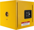 Flammable Cabinet,Galvanized Steel Safety Cabinet,Industry Safety Cabinet,Adjustable Shelf Flammable Storage Cabinet,for Commercial Industrial and Home Use (7.5L/2Gal-Yellow)