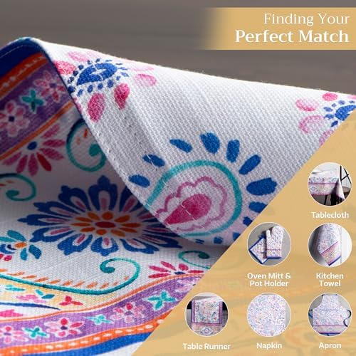 Maison d' Hermine Placemats Set of 4 Reusable 100% Cotton (13"x19")
