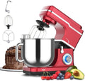 Stand Mixer 660W 7L 10-Speed Stepless Speed Control, Red