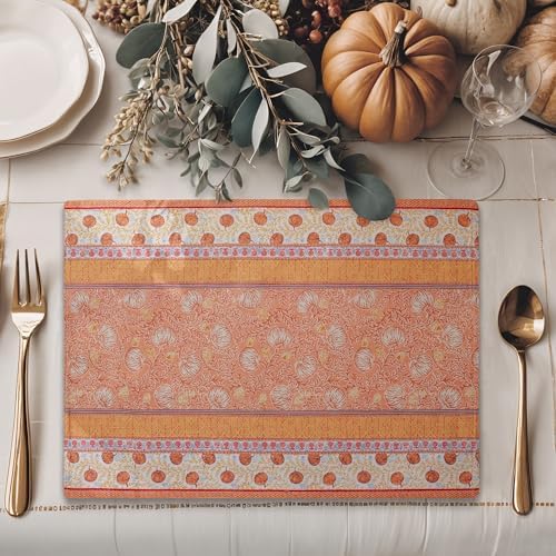 Maison d' Hermine Placemats Set of 4 Reusable 100% Cotton (13"x19")