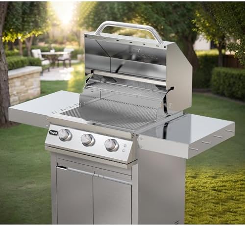 Hygrill Stainless Steel Grill Cart for Hygrill 3-Burner Built-In Gas Grill