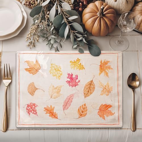 Maison d' Hermine Placemats Set of 4 Reusable 100% Cotton (13"x19")