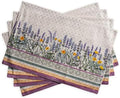Maison d' Hermine Placemats Set of 4 Reusable 100% Cotton (13"x19")