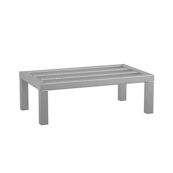 24'' x 14'' x 8'' Aluminum Dunnage Rack - 1300 lb. Capacity
