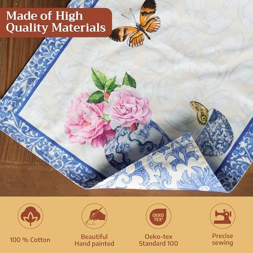 Maison d' Hermine Placemats Set of 4 Reusable 100% Cotton (13"x19")