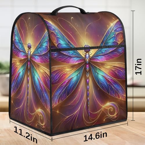 Dragonfly Animal Kitchen Aid Cover Foldable Washable Stand Mixer Dust Cover