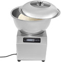 Commercial Dough Maker, 1500w Electric Dough Kneading Machine With Clear Lid, 6.89-In H Double Rotating Flour Mixer, 17.64lbs Capacity For Restaurant Bakery Home.