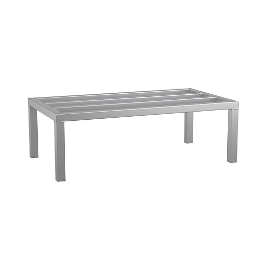 36'' x 20'' x 12'' Aluminum Dunnage Rack - 1630 lb. Capacity