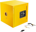 Industry Safety Cabinet, 2 Gallon Flammable Cabinet, Explosion Proof Cabinet for Commercial & Industrial Environments and Home Use, Double-Lock Protection (13" x 13" x 13")