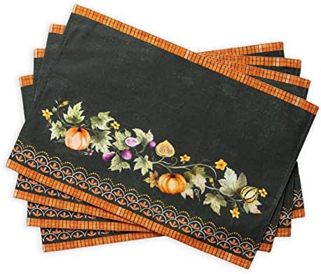 Maison d' Hermine Placemats Set of 4 Reusable 100% Cotton (13"x19")
