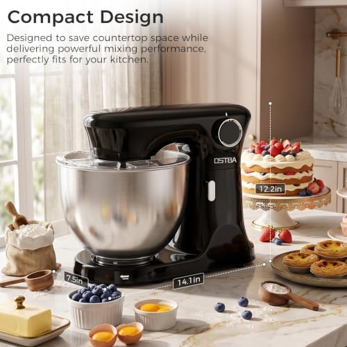 OSTBA Stand Mixer, 8.5QT Electric Kitchen Mixer