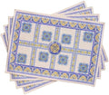 Maison d' Hermine Placemats Set of 4 Reusable 100% Combed Cotton (13"x19")