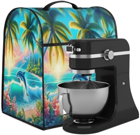 Palm Tree Kitchen Aid Covers Foldable Washable Stand Mixer Dust Cover