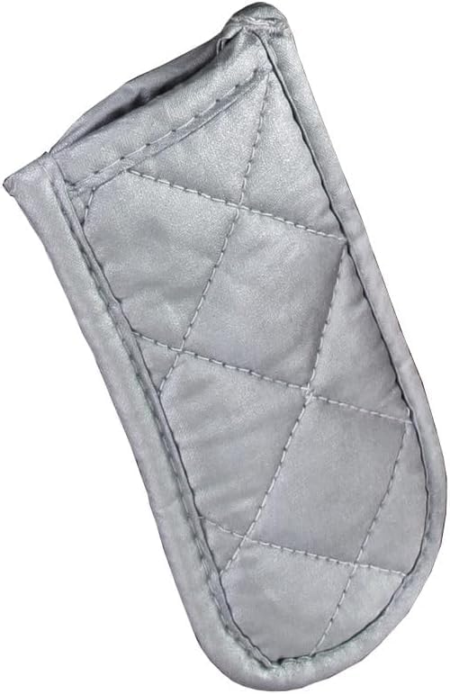 Cast Iron Skillet Handle Covers, Pot Handle Covers Heat Resistant, Heat Resistant Pot Pan Skillet Hot Handle Holder Sleeves Mitt Cover for Kitchen, BBQ and Baking Cookware (2, Silver)