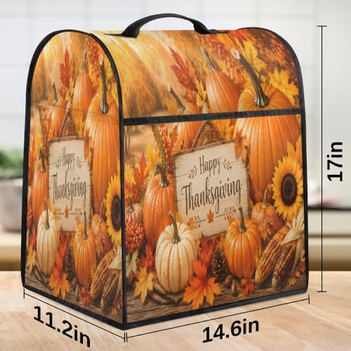 Thanksgiving Kitchen Aid Cover Foldable Washable Stand Mixer Dust Cover