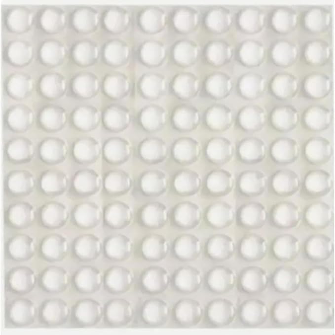 100PCs Clear Cabinet Door Bumpers 1/2", Self Adhesive Silicone Clear Rubber Bumpers for Cabinet Doors, Rubber Stoppers for Furniture, Adhesive Rubber Feet Pads, Drawer Stops, Cabinet Stoppers