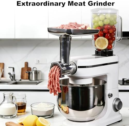 3-in-1 Stand Mixer with Meat Grinder Juicer for Kitchen